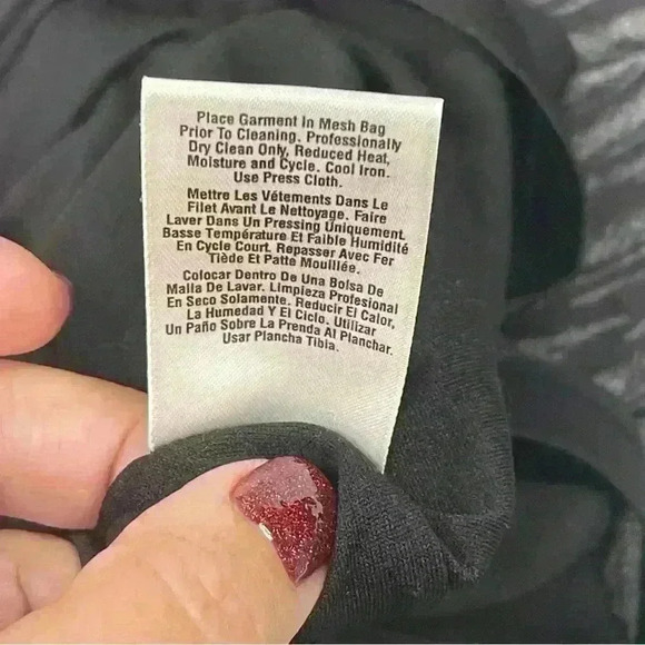 DKNYC animal print black and gray dress with tethered sides quality casual - Picture 6 of 7